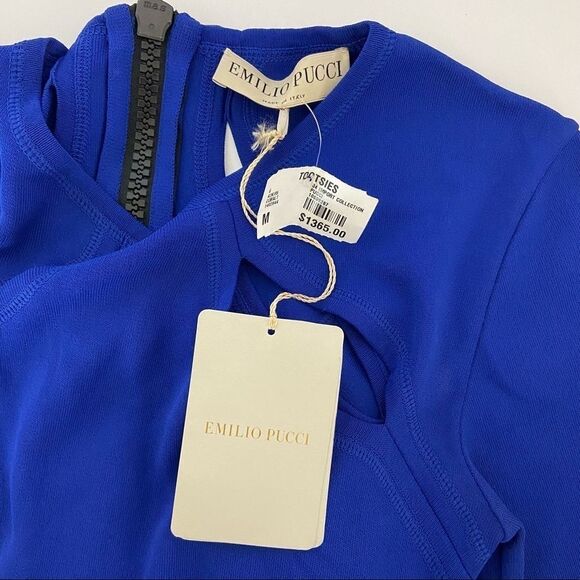 Emilio Pucci- Mini Blue Dress - Picture 5 of 10